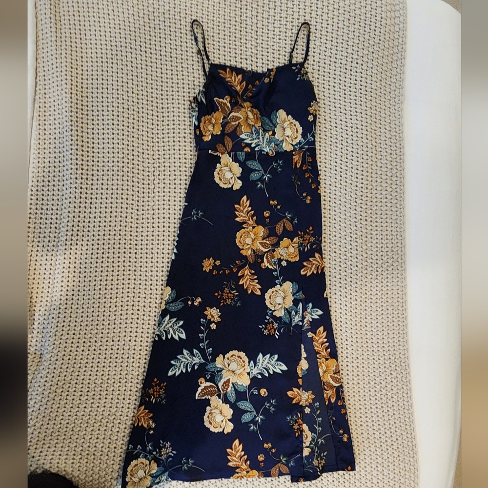Petal & Pup Cowl Neck Midi Dress